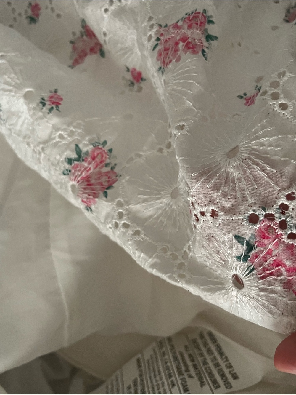 NWT LoveShackFancy Floral Bow Stool cover - Picture 10 of 11